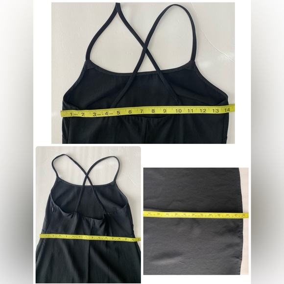 Everlane The Japanese GoWeave Cross-Back Slip Dress Sleeveless Black 00 - Picture 13 of 13